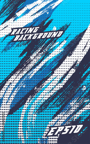 Abstract geometric backgrounds for sports and games. Abstract racing backgrounds for t-shirts, race car livery, car vinyl stickers, etc. Vector background.	
