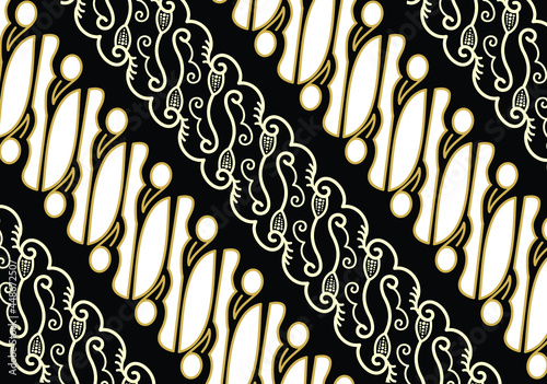 Parang Motif Batik, and its development, batik is a wax-resist dyeing technique applied to fabrics, originating from Indonesia.