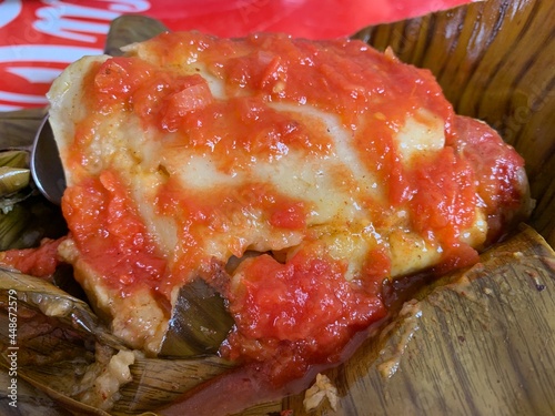 Tamal colado estilo yucateco 