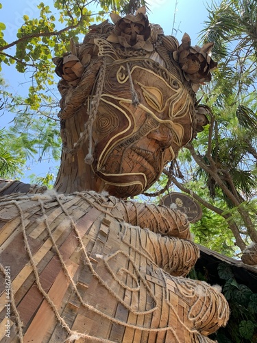Escultura hotel Ahau Tulum, México 