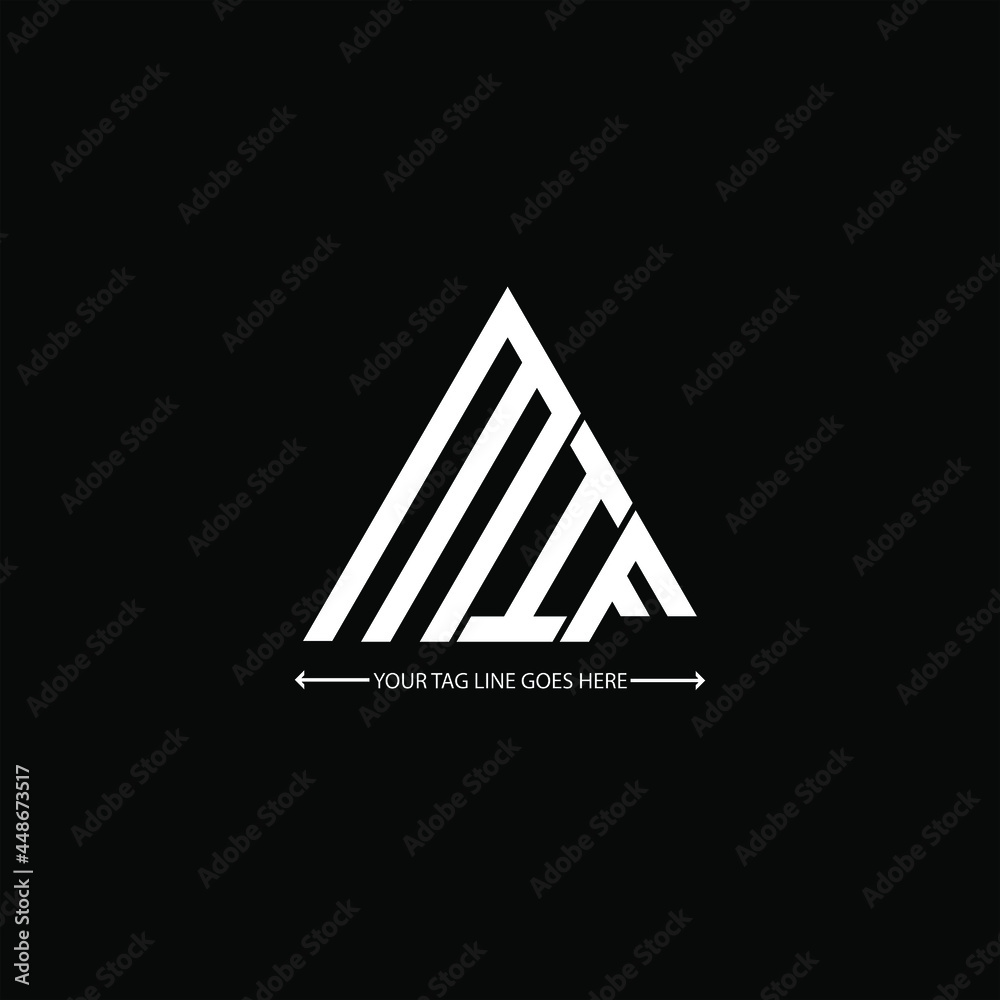 MIF letter logo creative design. MIF unique design
 - obrazy, fototapety, plakaty 