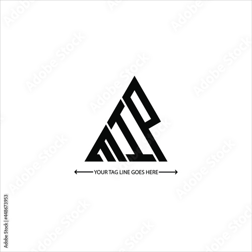 MIP letter logo creative design. MIP unique design
 photo