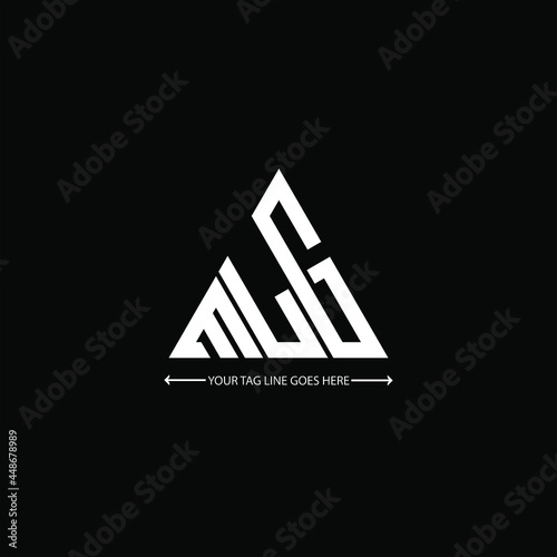 MLG letter logo creative design. MLG unique design
 photo