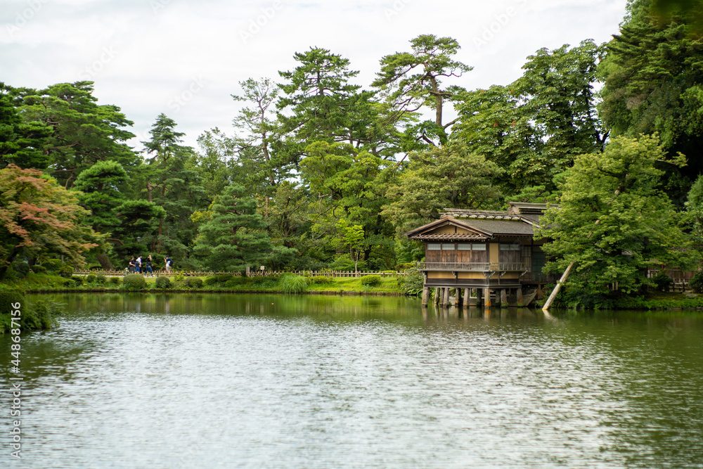 石川県金沢市にある兼六園周辺の風景 Scenery around Kenrokuen Garden in Kanazawa City, Ishikawa Prefecture, Japan. 石川県金沢市にある兼六園周辺の風景 Scenery around Kenrokuen Garden in Kanazawa City, Ishikawa Prefecture, Japan.