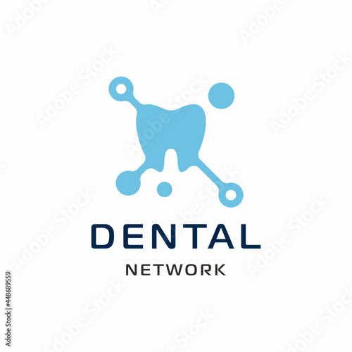 Dental Tech Software Shape Logo Design 
