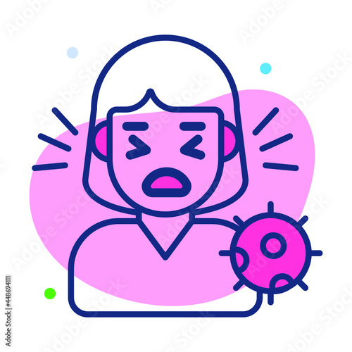 Corona Australis Healthcare Medical, vector graphic Illustration Icon.