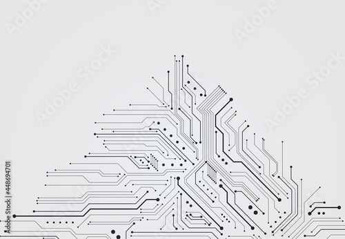 Abstract Background With Technology Circuit Board Texture