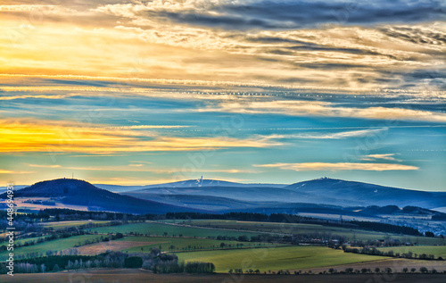фотографія Blick vom Pöhlberg auf Bärenstein, Keilberg, Fichtelberg Erzgebirge