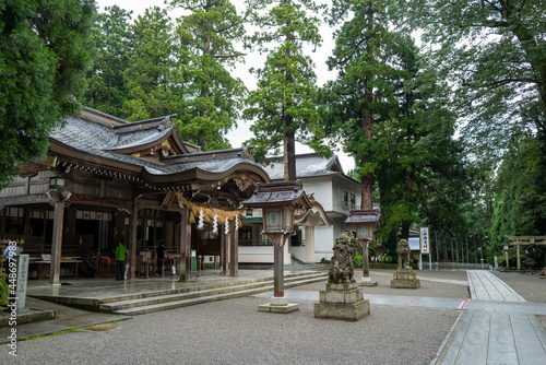 石川県白山市の白山神社周辺の風景 Scenery around Hakusan Shrine in Hakusan City, Ishikawa Prefecture  © Hello UG
