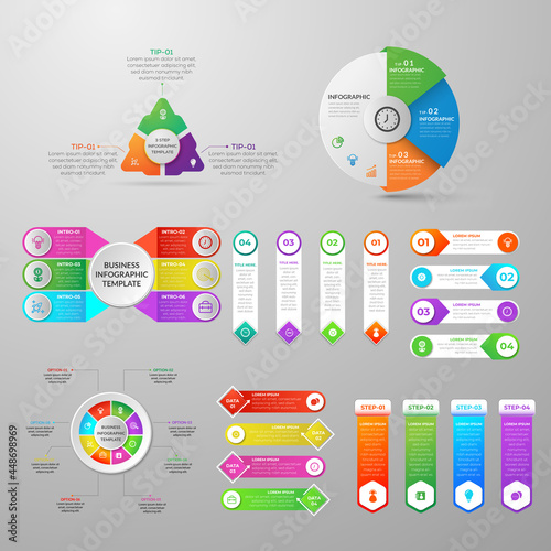 Business Infographic Template Set