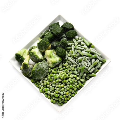 Assortment of frozen green ...