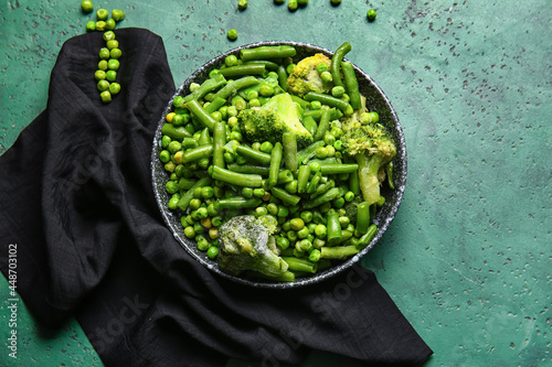 Frozen green vegetable medl...