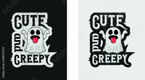 Halloween T-shirt Design with elegant graphic