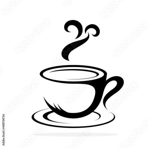 Coffee cup icon. Vector concept illustration for design.