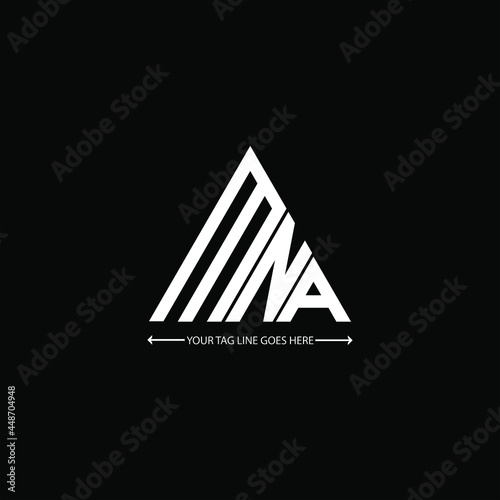 MNA letter logo creative design. MNA unique design
