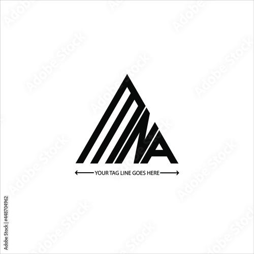 MNA letter logo creative design. MNA unique design

