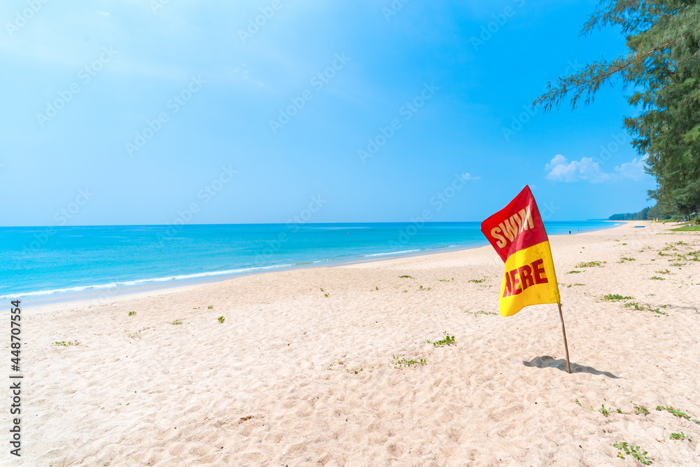 Mai Khao Beach, Phuket On a clear day, Thailand Mai Khao Beach, Phuket On a clear day, Thailand