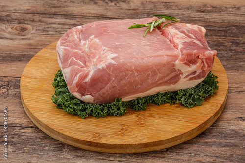 Pork meat piece for cooking