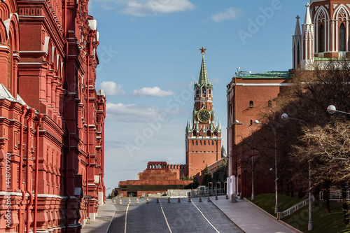 Wall Mural Covid-19, quarantine in Moscow, coronavirus in Russia