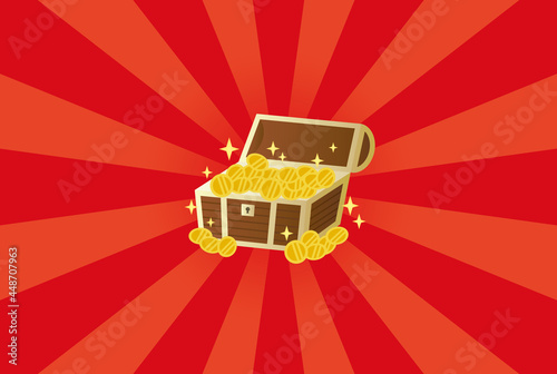宝箱とコイン