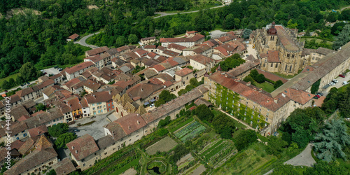 aerial view on saint antoine l'abbaye