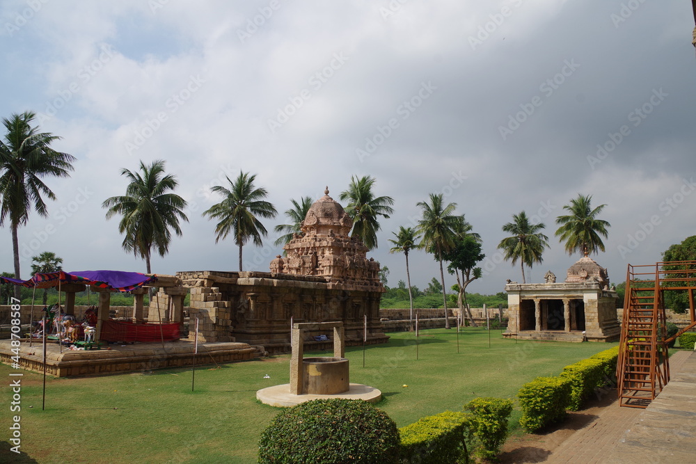 インドの世界遺産　大チョーラ朝寺院群　ガンガイコンダチョーラプラムのブリハディーシュワラ寺院