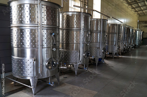 Production capacity of the wine processing plant.