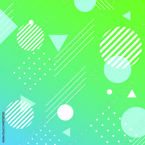 Abstract Memphis vector background