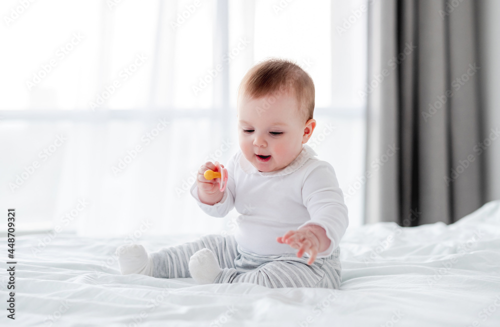 Child in the bed