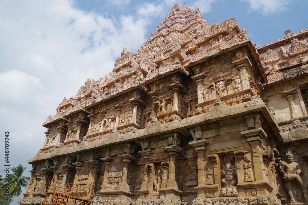 インドの世界遺産　大チョーラ朝寺院群　ガンガイコンダチョーラプラムのブリハディーシュワラ寺院