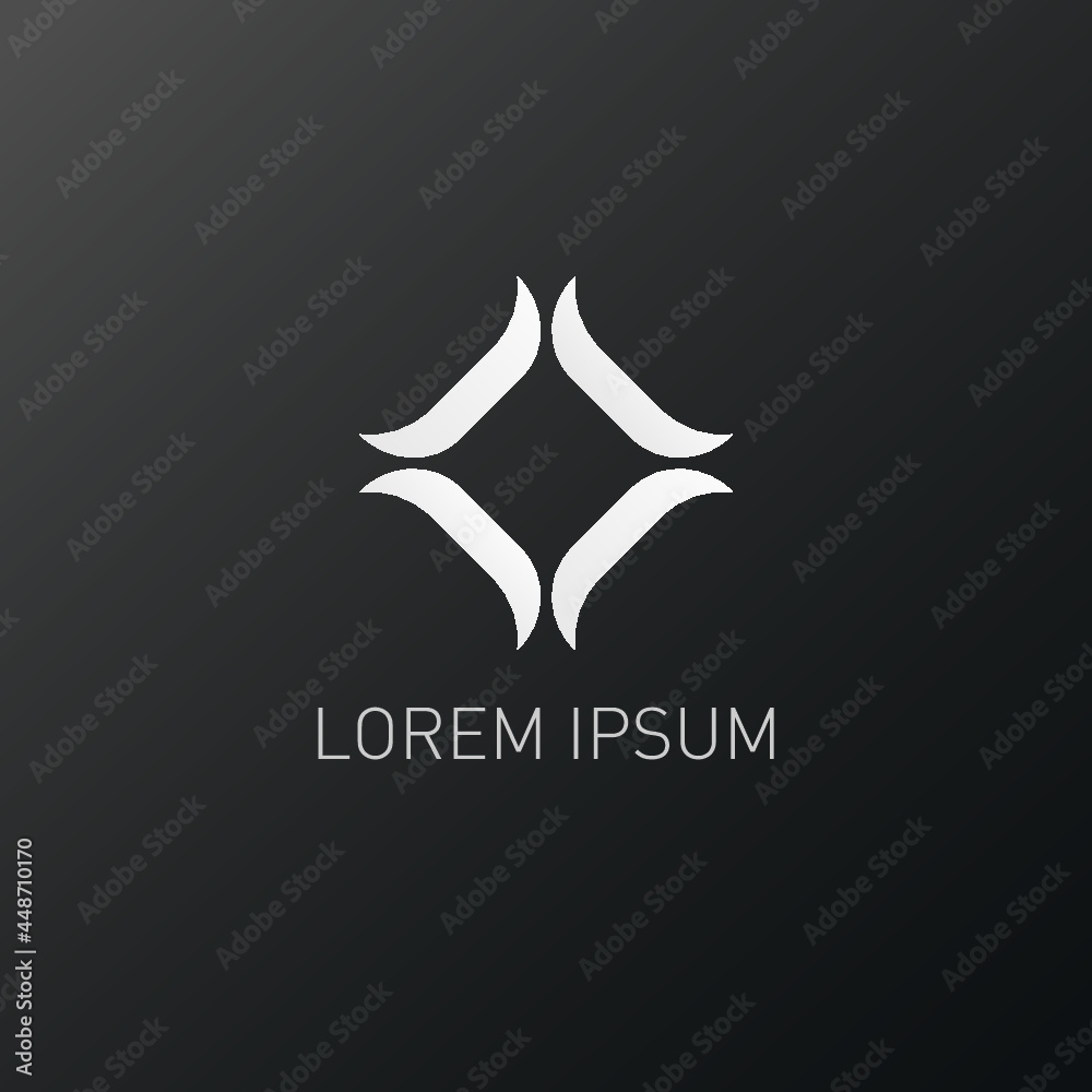 Obraz premium corporate square logo design