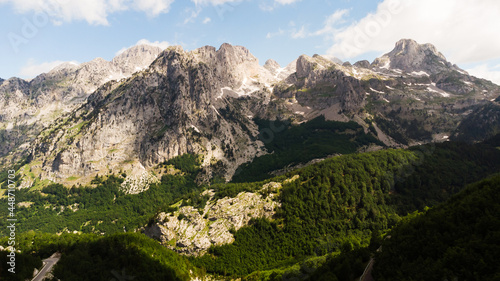 Amazing view of mountain in Albanian Alps © Angelov