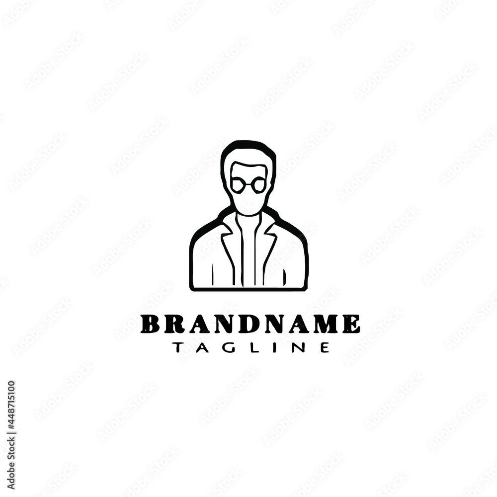 avatar logo icon design business vector illustration