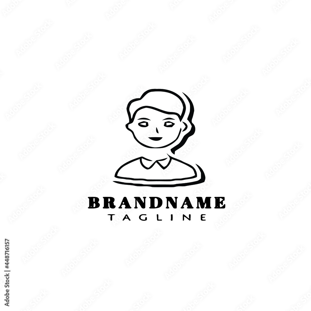 avatar logo people design template vector illustration