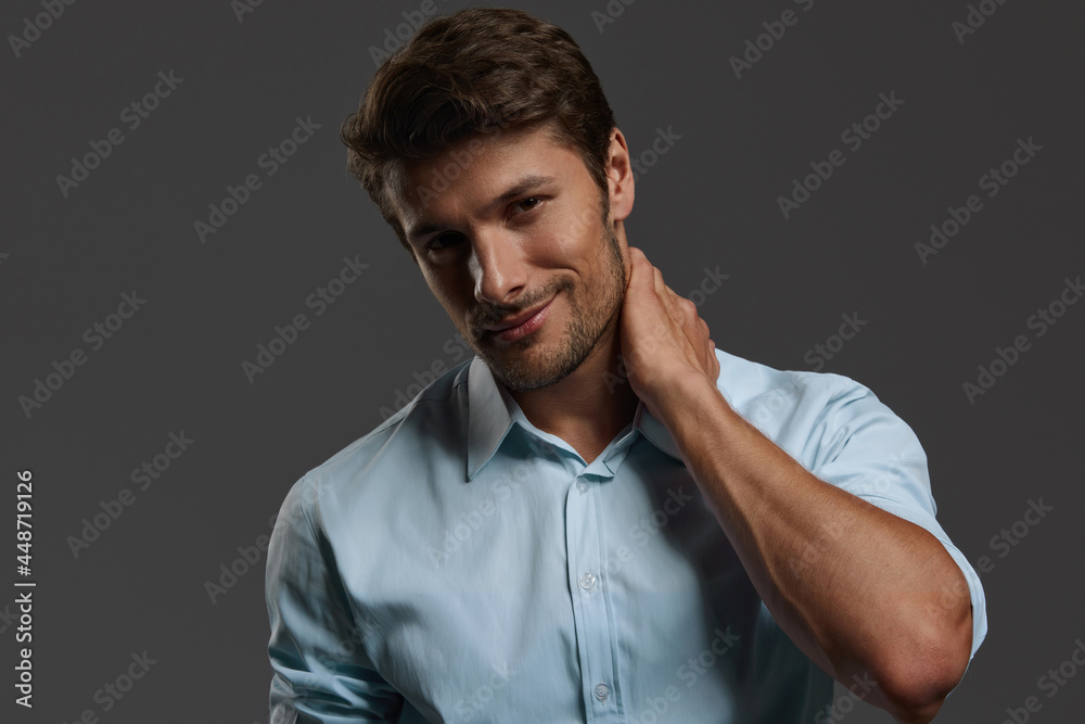 Portrait of young smiling european business man Portrait of young smiling european business man