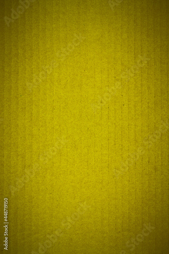 Yellow recycling cardboard texture.