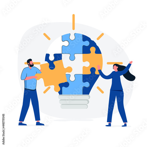 Brain activity abstract concept vector illustration set. Thinking and imagination, problem solving, brainstorming, idea and fantasy, motivation and inspiration, find solution abstract metaphor.