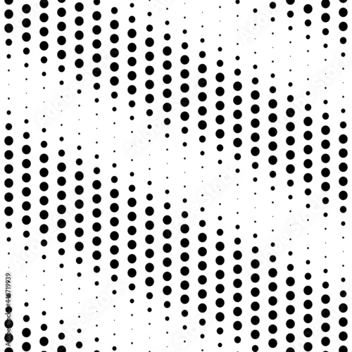 Seamless vector pattern. 
Geometric halftone stripes background. Architectural metal material texture.