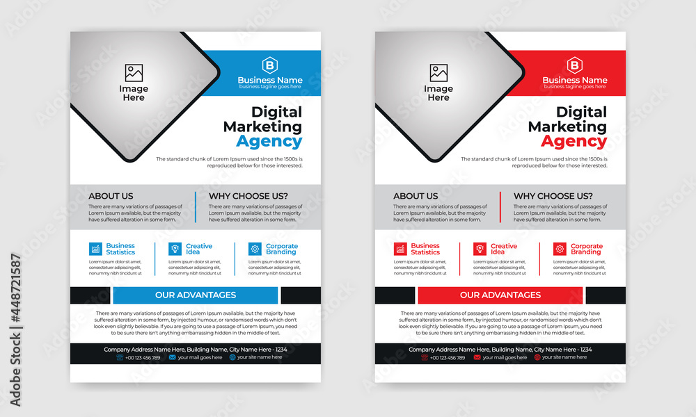 Corporate Flyer Template Design 7 Corporate Flyer Template Design 7