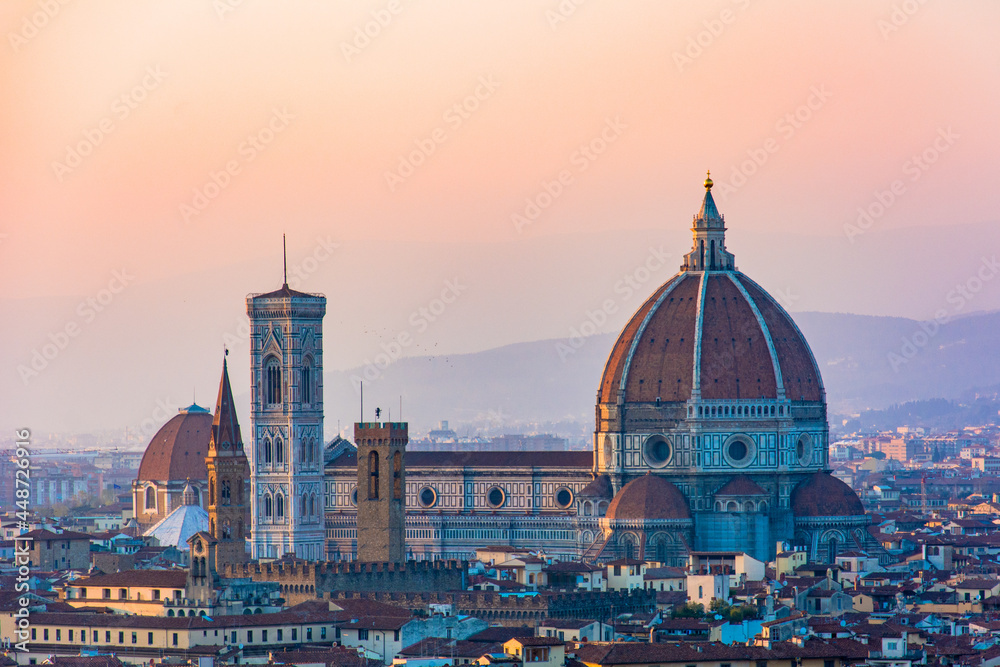 Duomo et campanile de Florence en Italie