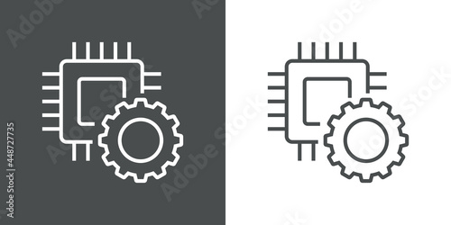 Obraz na plátně Tecnología electrónica