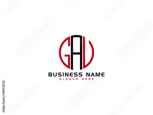 Creative GAV Logo Letter Vector Image Design For Your Business photo