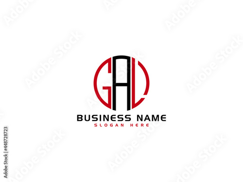 Creative GAL Logo Letter Vector Image Design For Your Business