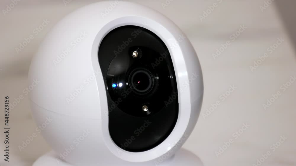 Wireless surveillance camera system remotely operated. Concept of home security system for protection CCTV. Wireless surveillance camera system remotely operated. Concept of home security system for protection CCTV.