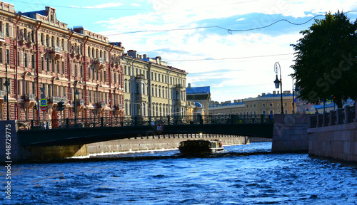 Saint Petersburg, Russia. Bridges and canals. Travelling.