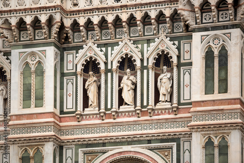 Exterior detail of Il Duomo cathedral, Florence