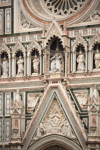 Exterior detail of Il Duomo cathedral, Florence © Steve Lovegrove