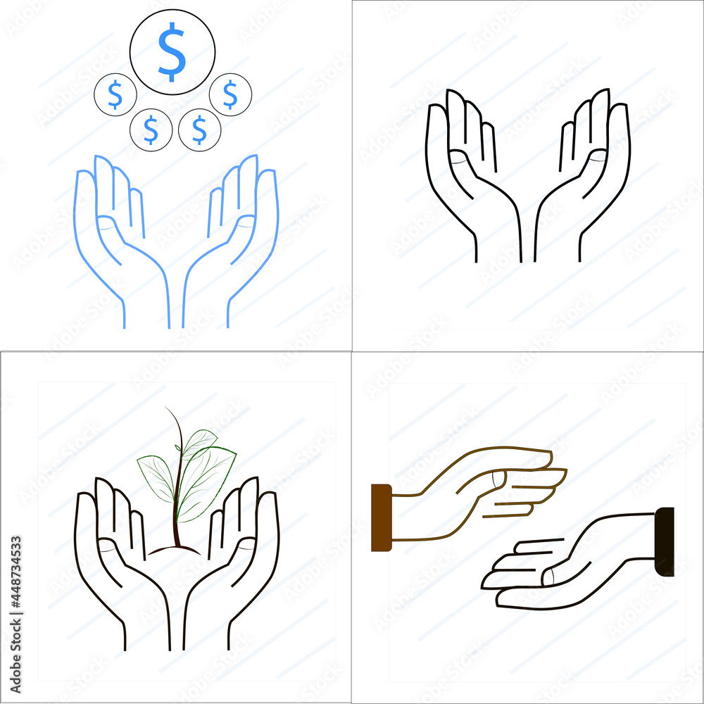 Fototapeta premium hands holding hands
