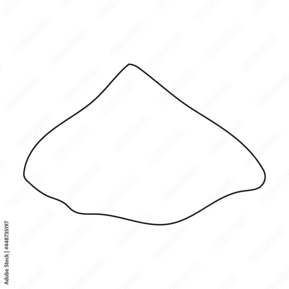 Pile soil vector icon.Outline vector icon isolated on white background pile soil. Pile soil vector icon.Outline vector icon isolated on white background pile soil.