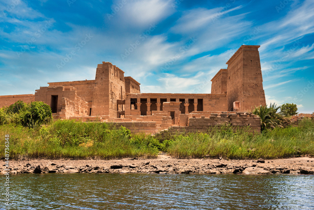 Philae temple on Agilkia Island ( Aswan - Egypt )